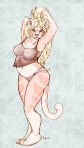 Rating: Questionable Score: 0 Tags: anthro biped blonde_hair breasts camisole clothed clothing e621 felid female green_eyes hair hand_in_hair lingerie long_hair looking_at_viewer mammal nightgown nipples pantherine panties purri seductive skimpy slightly_chubby solo standing star stripes tail tiger touching_hair translucent translucent_clothing underwear User: bunchy7s