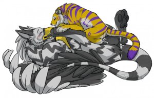 Rating: Explicit Score: 0 Tags: 2013 ambiguous_gender anthro avian balls beak bird black_pawpads blush bodily_fluids cum duo e621 eyes_closed feathered_wings feathers felid feral feral_on_feral fur genital_fluids genitals gryphon interspecies lying male mammal markings mythological_avian mythological_creature mythology on_back pantherine pawpads phrixus purple_markings quadruped sex simple_background size_difference spread_legs spreading tail thick_tail tiger toradoshi white_background wings yellow_body yellow_fur User: bunchy7s