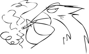 Rating: Safe Score: 0 Tags: ambiguous_gender avian beak bird black_and_white cigar e621 monochrome penguin serious simple_background sketch smoke solo vomitous white_background User: bunchy7s