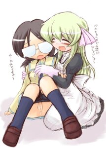 Rating: Explicit Score: 0 Tags: 2girls anus behoimi black_hair blush chibi closed_eyes clothing dress female glasses gloves green_hair hair_ornament ikkyuu long_hair maid media multiple_females multiple_girls open_mouth pani_poni_dash! panties panty_pull pussy pussy_juice rule34 school_uniform serafuku shoes short_hair sitting skirt smile socks translation_request uncensored underwear wet yuri User: bunchy7s