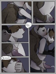 Rating: Explicit Score: 0 Tags: 3:4 anal anal_penetration anthro anthro_on_anthro anthro_penetrated anthro_penetrating anthro_penetrating_anthro bodily_fluids bottomwear bottomwear_down canid canine canis clothed clothing comic covering covering_mouth cum dialogue digital_media_(artwork) domestic_dog duo e621 english_text erection eyebrows eyes_closed fucked_silly genital_fluids genitals handjob handjob_while_penetrating jailbird jerked_silly male male/male male_penetrated male_penetrating male_penetrating_male mammal moan multiple_scenes obscured_penetration obscured_sex orgasm outside pants pants_down partially_clothed penetration penile penile_penetration penis penis_in_ass raised_eyebrows reach_around reynard_foxglove sam_(jailbird) sex shaded simple_background standing standing_sex text User: bunchy7s