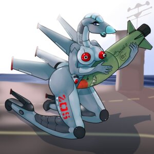 Rating: Explicit Score: 0 Tags: 1:1 2014 aeromorph air_force aircraft airplane alternate_species anthro ares165 artist_collaboration bomb breasts clothed clothing e621 exhaust explosives eyelashes f-16_falcon female footwear fuel general_dynamics hi_res high_heels jet kneeling lips living_aircraft living_machine living_vehicle machine metallic_body military missile navy nipples non-mammal_nipples not_furry nude pinup pose robot robotic shoes solo souzousha technology topless vehicle weapon what wings User: bunchy7s