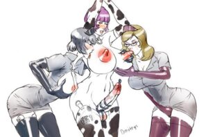 Rating: Explicit Score: 0 Tags: breast_licking breasts cow_print dmitrys female female_on_futa futa_with_female futanari intersex moo_bitch nipple_sucking penis rule34 tagme User: bunchy7s