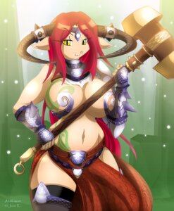 Rating: Explicit Score: 0 Tags: animal_humanoid armor big_breasts breasts clothed clothing e621 fangs female hammer horn humanoid humanoid_pointy_ears legwear matypup maul melee_weapon ogre pointy_ears skimpy slightly_chubby slightly_chubby_female slightly_chubby_humanoid solo stockings tattoo teeth thick_thighs tools unconvincing_armor weapon User: bunchy7s