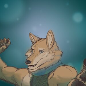 Rating: Safe Score: 0 Tags: 1:1 anthro black_nose blue_eyes brown_body brown_fur bust_portrait canid canine claws clothed clothing e621 fur hi_res icon male mammal muscular muscular_anthro muscular_male open_mouth pawpads paws portrait rousk_(artist) scarf smile solo topless white_body white_fur User: bunchy7s
