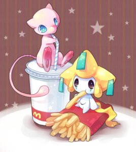 Rating: Safe Score: 0 Tags: ambiguous_gender bendy_straw beverage chibi drinking_straw drinking_straw_in_mouth duo e621 eating feral food fries generation_1_pokemon generation_3_pokemon humanoid jirachi kuo legendary_pokemon mcdonald's mew_(pokemon) micro nintendo on_beverage on_food pattern_background pokemon pokemon_(species) simple_background star star-shaped_background star_polygon tail User: bunchy7s