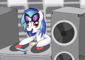 Rating: Safe Score: 0 Tags: blue_hair bukoya e621 equid equine eyewear female feral friendship_is_magic glasses hair hasbro horn looking_at_viewer mammal multicolored_hair my_little_pony mythological_creature mythological_equine mythology record record_player solo speaker turntable_(decks) two_tone_hair unicorn vinyl_scratch_(mlp) User: bunchy7s
