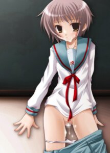 Rating: Explicit Score: 0 Tags: censored clothing cum cumdrip female female_only human lowres nagato_yuki naoe_kana no_panties rule34 skirt solo suzumiya_haruhi_no_yuuutsu User: bunchy7s