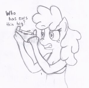 Rating: Safe Score: 0 Tags: anthro anthrofied black_and_white clothing e621 english_text equid equine female hasbro horse kllrdg low_res mammal monochrome my_little_pony pony solo text underwear User: bunchy7s