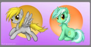 Rating: Safe Score: 0 Tags: 2011 alpha_channel border cutie_mark derpy_hooves_(mlp) duo e621 equid equine feathered_wings feathers female feral friendship_is_magic grey_body grey_feathers hasbro hi_res horn lyra_heartstrings_(mlp) mammal mn27 my_little_pony mythological_creature mythological_equine mythology pegasus quadruped simple_background tail toony transparent_border unicorn wings User: bunchy7s
