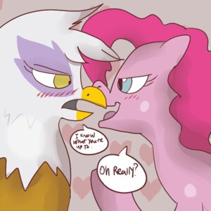 Rating: Questionable Score: 0 Tags: 1:1 avian beak blue_eyes duo e621 earth_pony equid equine female feral friendship_is_magic fur gilda_(mlp) gryphon hair hasbro horse mammal my_little_pony mythological_avian mythological_creature mythology pink_body pink_fur pink_hair pinkie_pie_(mlp) pony unknown_artist yellow_eyes User: bunchy7s