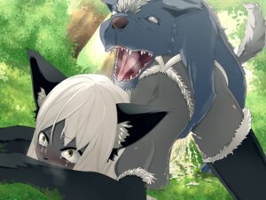 Rating: Explicit Score: 0 Tags: 4:3 all_fours animal_humanoid ass_up bestiality blush bodily_fluids breasts canid canine cat_humanoid cum duo e621 felid felid_humanoid feline feline_humanoid female female_on_feral feral genital_fluids grey_body grey_skin hair hatsuen_kikan humanoid humanoid_on_feral interspecies male male/female male_feral male_on_humanoid mammal mammal_humanoid nude outside sex tears white_hair User: bunchy7s