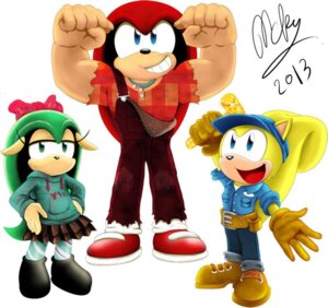 Rating: Safe Score: 0 Tags: accessory anthro archie_comics armadillo bow_ribbon brother_(lore) brother_and_sister_(lore) clothing cosplay crossover crossover_cosplay disney e621 female fix-it_felix flying_squirrel group hair_accessory hair_bow hair_ribbon looking_at_viewer male mammal matilda_the_armadillo mckimson mighty_the_armadillo nine-banded_armadillo ralph_(wreck-it_ralph) ray_the_flying_squirrel ribbons rodent sciurid sega sibling_(lore) sister_(lore) sonic_the_hedgehog_(archie) sonic_the_hedgehog_(comics) sonic_the_hedgehog_(series) vanellope_von_schweetz wreck-it_ralph xenarthran User: bunchy7s