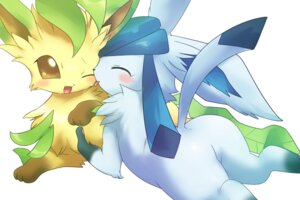 Rating: Safe Score: 0 Tags: 3:2 ambiguous_gender blue_body blue_fur blush butt duo e621 eeveelution fangs feral fur generation_4_pokemon glaceon leaf leaf_tail leafeon licking nintendo one_eye_closed open_mouth pokemon pokemon_(species) raised_tail salt_(artist) simple_background tail tan_body tan_fur teeth tongue tongue_out white_background User: bunchy7s