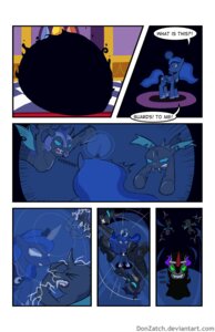 Rating: Safe Score: 0 Tags: 2014 arthropod black_body black_fur blue_body blue_eyes blue_fur blue_hair changeling_(mlp) comic cutie_mark darkness donzatch e621 english_text equid equine feathered_wings feathers female feral floor friendship_is_magic fur glowing glowing_eyes green_eyes hair hasbro hi_res horn insect_wings king_sombra_(mlp) laugh light lighting magic male mammal my_little_pony mythological_creature mythological_equine mythology princess_luna_(mlp) text unicorn url winged_unicorn wings User: bunchy7s