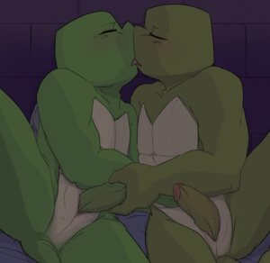 Rating: Explicit Score: 0 Tags: animal_genitalia anthro ashitarimai biceps big_penis blush brother_(lore) brothers_(lore) cloaca donatello_(tmnt) duo e621 erection eyes_closed french_kissing genitals green_body green_penis green_skin handjob humanoid_genitalia humanoid_penis incest_(lore) kissing leonardo_(tmnt) male male/male muscular mutual_masturbation nude penile penis presenting reptile scales scalie sex sheath sibling_(lore) spread_legs spreading teenage_mutant_ninja_turtles tongue turtle vein vertical_cloaca User: bunchy7s