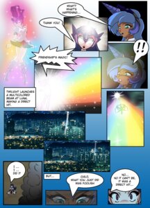 Rating: Safe Score: 0 Tags: alternate_species blue_hair city clothed clothing comic crown cutie_mark dialogue e621 elements_of_harmony english_text equid female friendship_is_magic hair hasbro headgear hi_res horn human humanized magic magic_blasts mammal mauroz multicolored_hair my_little_pony night princess_luna_(mlp) purple_hair school_uniform symbol text tiara twilight_sparkle_(mlp) two_tone_hair uniform User: bunchy7s