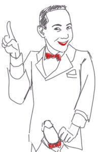 Rating: Explicit Score: 0 Tags: bowtie erection grin kristal male male_only number_one_gesture open_fly paul_reubens pee-wee's_playhouse pee-wee_herman penis penis_out rule34 thick_penis tied_penis User: bunchy7s