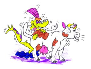 Rating: Explicit Score: 0 Tags: beastiality bovine drawn female rule34 sex the_dreamstone udders urpgor User: bunchy7s