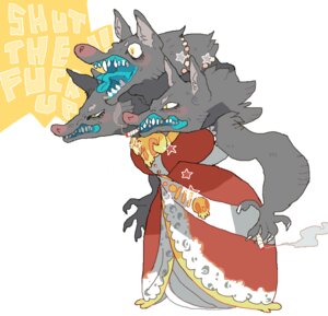 Rating: Safe Score: 0 Tags: 3_heads angry blue_tongue bone canid canid_demon canine canis cerberus cigarette clothing demon e621 english_text european_mythology female frown greek_mythology hellhound jewelry mammal multi_head mythological_canine mythological_creature mythology necklace regal simple_background skull smoking teeth text tongue white_background wolf yelling yellow_eyes yolk_(artist) User: bunchy7s Rating: Safe Score: 0 Tags: 3_heads angry blue_tongue bone canid canid_demon canine canis cerberus cigarette clothing demon e621 english_text european_mythology female frown greek_mythology hellhound jewelry mammal multi_head mythological_canine mythological_creature mythology necklace regal simple_background skull smoking teeth text tongue white_background wolf yelling yellow_eyes yolk_(artist) User: bunchy7s