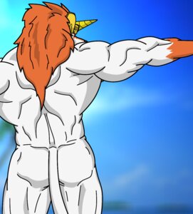 Rating: Explicit Score: 0 Tags: anthro bandai_namco big_muscles blue_background butt canid canine cel_shading digimon digimon_(species) dorulumon e621 fur gloves_(marking) hair hi_res horn looking_back male mammal markings muscular muscular_anthro muscular_male nude orange_body orange_fur orange_hair rear_view shaded simple_background solo tail white_body white_fur wolfoxokamichan User: bunchy7s