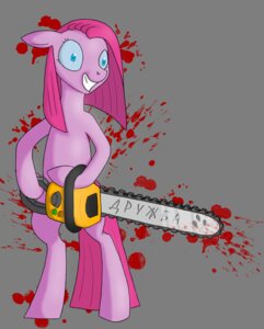 Rating: Questionable Score: 0 Tags: alpha_channel blood blood_splatter blue_eyes bodily_fluids chainsaw e621 earth_pony equid equine female feral friendship_is_magic fur hair hasbro hi_res horse long_hair mammal my_little_pony open_mouth pink_body pink_fur pink_hair pinkamena_(mlp) pinkie_pie_(mlp) pony power_tool simple_background smile solo standing teeth tools transparent_background weapon xonxt User: bunchy7s