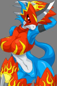Rating: Explicit Score: 0 Tags: 1girls anthro anthrofied armpits bare_shoulders belly belly_button big_breasts bottomless breasts claws clothing color covered_breasts digimon digimon_(species) digimon_adventure_02 dragon dragoness female female_only flamedramon hips horn huge_breasts humanoid large_breasts navel pose posing pussy red_eyes rule34 scalie solo solo_female tail thick thick_thighs thighs vulva wide_hips User: bunchy7s