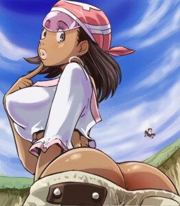 Rating: Questionable Score: 0 Tags: anus ass ass_cleavage ass_crack butt_crack dark_skin eureka_seven female gidget_(eureka_seven) haruyama huge_ass looking_back renton_thurston rule34 solo User: bunchy7s