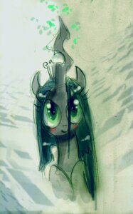 Rating: Safe Score: 0 Tags: 2012 abstract_background arthropod blush changeling_(mlp) e621 female feral foxinshadow friendship_is_magic green_eyes hair hasbro horn long_hair looking_at_viewer my_little_pony queen_chrysalis_(mlp) simple_background solo User: bunchy7s