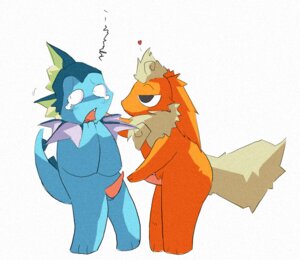 Rating: Explicit Score: 0 Tags: black_eyes blue_body blue_fur bodily_fluids cel_shading duo e621 ear_fins eeveelution erection fin flareon frill_(anatomy) fur generation_1_pokemon genitals head_fin kyounoikenie long_ears looking_at_another male male/male membrane_(anatomy) membranous_frill neck_frill nintendo nude orange_body orange_fur penis pokemon pokemon_(species) raised_tail shaded side_view simple_background standing tail tapering_penis tears toony vaporeon white_background User: bunchy7s