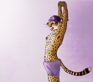 Rating: Questionable Score: 0 Tags: 2012 anthro black_hair boxers_(clothing) bulge cheetah clothed clothing e621 felid feline gradient_background green_eyes hair kosseart male mammal open_mouth simple_background solo spots stretching tail tenting textured_background tongue unavailable_at_source underwear waking_up yawn User: bunchy7s