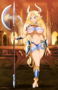 Rating: Questionable Score: 0 Tags: 2009 animal_humanoid armor axe big_breasts bovid bovid_humanoid bovine breasts convincing_weapon e621 elf female halberd hi_res horn horned_humanoid humanoid hybrid mammal mammal_humanoid matypup melee_weapon polearm solo tail tailed_humanoid thick_thighs unconvincing_armor warrior weapon User: bunchy7s
