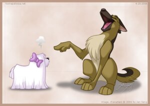 Rating: Safe Score: 0 Tags: 2006 accessory ambiguous_gender angry annoyed black_nose border bow_(feature) bow_accessory bow_ribbon brown_body brown_fur canid canine canis domestic_dog duo e621 eyebrows eyes_closed feral fur german_shepherd gesture hair_accessory hair_bow hair_ribbon hand_gesture herding_dog humor laugh maltese mammal open_mouth orange_border pastoral_dog pointing pointing_at_another pointing_at_head ribbons signature simple_background spunky_(artist) toony toy_dog white_background white_body white_fur User: bunchy7s