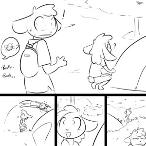 Rating: Safe Score: 0 Tags: 1:1 2013 acrobatics anthro backpack black_and_white bodily_fluids bottomwear bovid breasts camp caprine clothed clothing comic cotton_tail crouching digital_drawing_(artwork) digital_media_(artwork) domestic_sheep e621 exclamation_point female forest gesture getting_up group hair hiding jumping looking_back male mammal monochrome nervous oblivious open_mouth open_smile outside pants pictographics plant question_mark sheep shirt shorts shrub slypon smile sneaky speech_bubble standing sweat sweaty_face tail tent tom_(ehs) topwear tree undershirt waving waving_arms User: bunchy7s