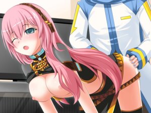 Rating: Explicit Score: 0 Tags: blue_eyes blush breasts doggy_style female kaito_(vocaloid) kaito_v1 long_hair male megurine_luka no_underwear partial_male pink_hair rule34 sex skirt thighhighs vocaloid vocaloid_1 vocaloid_2 wince wink yakitori-oni yakitori_(oni) zettai_ryouiki User: bunchy7s