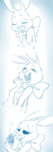 Rating: Explicit Score: 0 Tags: 2014 anthro bedroom_eyes black_eyes blue_and_white blue_background bodily_fluids buckteeth cadbury cadbury_bunny candy chocolate comic dessert digital_media_(artwork) dripping e621 egg eyebrows eyelashes eyes_closed female food fur genital_fluids half-closed_eyes heart_symbol hi_res lagomorph leporid lonbluewolf mammal mascot monochrome narrowed_eyes open_mouth orgasm rabbit ribbons seductive simple_background solo suggestive sweat teeth tongue vaginal_fluids User: bunchy7s