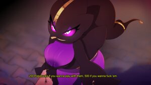 Rating: Questionable Score: 0 Tags: 16:9 2014 areola big_areola big_breasts big_nipples breasts dialogue digital_media_(artwork) duo e621 english_text erect_nipples fake_screencap fan_character female generation_6_pokemon glowing glowing_eyes hi_res human humanoid interspecies mammal mega_banette mega_evolution nintendo nipples not_furry penny_(plantpenetrator) plantpenetrator pokemon pokemon_(species) pokephilia profanity prostitution purple_body purple_nipples purple_sclera shortstack shortstack_female size_difference subtitled text thick_thighs white_eyes widescreen User: bunchy7s