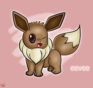 Rating: Safe Score: 0 Tags: 64-bit-chu ambiguous_gender canid canine e621 eevee feral fluffy fluffy_tail generation_1_pokemon hi_res mammal nintendo one_eye_closed pink_background pokemon pokemon_(species) simple_background solo tail wink User: bunchy7s