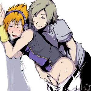 Rating: Explicit Score: 0 Tags: clothed_sex handjob joshua_(twewy) joshua_kiryu kiryu_yoshiya kiryuu_yoshiya male male_only multiple_males neku_sakuraba rule34 tagme the_world_ends_with_you twink yaoi User: bunchy7s
