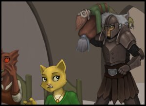 Rating: Questionable Score: 0 Tags: 2011 adoring_fan anthro argonian armor asotil bethesda_game_studios black_border blonde_hair blood bodily_fluids border breasts corpse daemon-patriarch death e621 elf felid female green_eyes group hair headgear helmet human humanoid jewelry katia_managan khajiit male mammal microsoft oblivion pendant prequel_adventure quill-weave scalie the_elder_scrolls User: bunchy7s