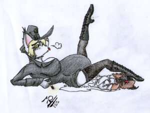 Rating: Explicit Score: 0 Tags: 2014 4:3 anal anal_penetration anal_vore anthro big_breasts blonde_hair blush bodily_fluids boots bovid bovid_horn breasts breath buck_the_goat bulge caprine caprine_horn cigarette clothing colored_pencil_(artwork) cum dripping duo e621 felid feline female female_penetrated fishnet_clothing footwear forced fur genital_fluids goat green_eyes hair hartherzig hat headgear headwear hor horn huge_breasts larger_female larger_penetrated lynx male male/female male_penetrating male_penetrating_female mammal mixed_media nazi open_mouth pen_(artwork) penetration ram_horn sex shoes simple_background size_difference smaller_male tongue traditional_media_(artwork) unbirthing uniform vaginal von_hartherzig vore white_background User: bunchy7s