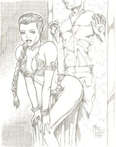 Rating: Questionable Score: 0 Tags: 1boy 1girls 2005 armlet ass bare_legs bent_over bra bracelet breasts carbonite cleavage earrings female grinding hair_ornament han_solo hands_on_knees hoop_earrings humping jabba's_palace jeff_moy loincloth long_hair lucasfilm male medium_breasts outercourse parted_lips ponytail princess_leia_organa return_of_the_jedi rule34 slave slave_bikini slave_leia source_request standing star_wars straight tatooine tied_hair User: bunchy7s