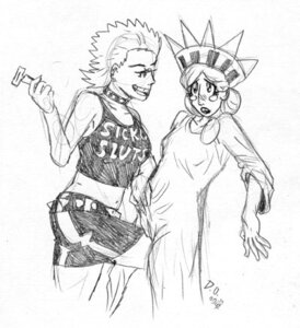 Rating: Explicit Score: 0 Tags: 2girls ambiguous_gender artist_request artist_signature bare_midriff blonde_hair blush choker collar cuntbusting editorial_cartoon female kelly monochrome punk razor rule34 sickos_meme sketch skirt statue_of_liberty tagme the_onion violence yuri User: bunchy7s
