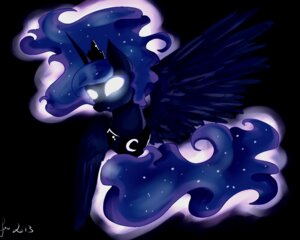 Rating: Safe Score: 0 Tags: 2013 5:4 blue_body blue_feathers e621 equid equine feathered_wings feathers female feral friendship_is_magic glowing hair hasbro horn mammal my_little_pony mythological_creature mythological_equine mythology princess_luna_(mlp) saoiirse solo winged_unicorn wings User: bunchy7s