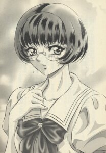 Rating: Explicit Score: 0 Tags: female glasses high_res highres manga mefisto_no_gakuen megane monochrome pointy_chin rule34 scan school_uniform short_hair solo User: bunchy7s
