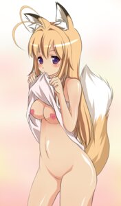 Rating: Questionable Score: 0 Tags: ahoge animal_humanoid aoinagi areola blonde_hair blush bottomless breasts canid canid_humanoid canine canine_humanoid clothed clothing clothing_lift e621 ear_tuft featureless_crotch female flashing fox fox_humanoid fur hair heart_nipples heart_pasties heart_symbol humanoid inner_ear_fluff kanokon long_hair mammal mammal_humanoid minamoto_chizuru mouth_hold navel nipples pasties pink_areola pink_nipples purple_eyes shirt shirt_lift solo tail tan_body tan_fur topwear tuft white_body white_fur User: bunchy7s