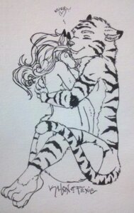 Rating: Questionable Score: 0 Tags: anthro cuddling duo e621 eyes_closed female foxie foxielove hi_res hug khon male nude paws sleeping smile stripes tail User: bunchy7s