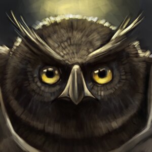 Rating: Safe Score: 0 Tags: 1:1 ambiguous_gender avian beak bird brown_theme detailed e621 feathers feral front_view grey_body grey_feathers looking_at_viewer owl realistic silverfox5213 simple_background solo soul_devouring_eyes yellow_eyes User: bunchy7s