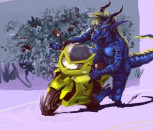 Rating: Safe Score: 0 Tags: abstract_background black_hair blonde_hair blue_body blue_scales dragon e621 hair hi_res holding_fixture horn male motorcycle multicolored_hair mythological_creature mythological_scalie mythology scales scalie simple_background solo tail toulouse toulouse_(artist) two_tone_hair vehicle yellow_eyes User: bunchy7s