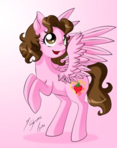 Rating: Safe Score: 0 Tags: brown_eyes brown_hair cutie_mark e621 equid equine fan_character feathered_wings feathers female feral fur hair hasbro hi_res mammal my_little_pony mythological_creature mythological_equine mythology open_mouth pegasus pink_body pink_fur pink_theme quadruped shinta-girl simple_background solo spread_wings tail text wings User: bunchy7s